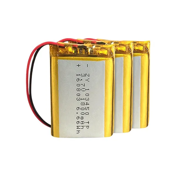 High Performance 500 Long Cycle Life Span Li-polymer Cell Lithium Polymer Battery Li-po Batteries 103450 1800 2000mah on Sale