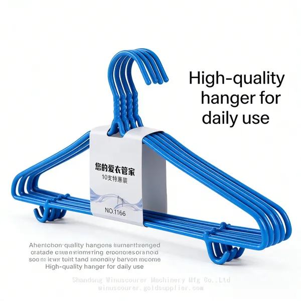 Space Saving Non-slip Metal Hangers Slim Anti-slip Steel Clothes Hangers photo-3