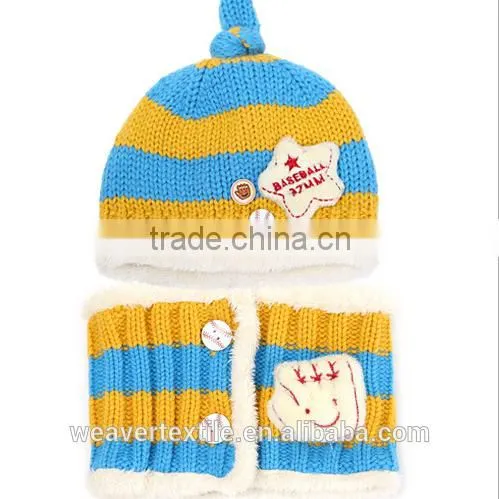 Wholesale Promotion High Quality Boy/girl Warm Beanie Christmas Gift Hat and Scarf Winter 3-48months Baby Knit Hat and Scarf photo-4