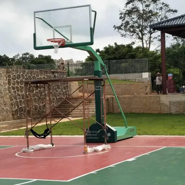 Jinling Basketball Backboard, Tempered Glass Basketball Backboard, Basketball Hoop, Basketball Net, Shenzhen Basketball Stand photo-3