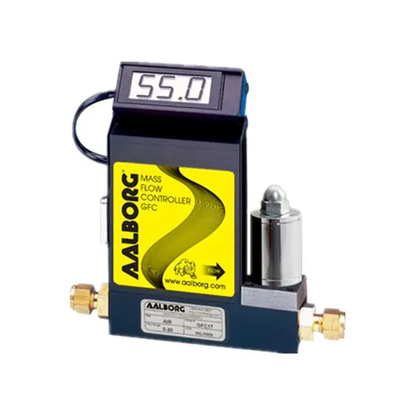 AALBORG GFC Thermal Mass Flow Controller ±1% FS 10 SCCM-1000 SLPM up to 1000 PSIG NIST Traceable LCD Local Setpoint Control