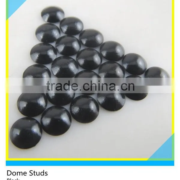 Purple Iron on Half Round Dome Studs Hotfix Loose Metal Dome Studs for Leather Garment Decoration photo-6