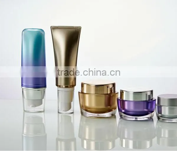 Plastic Cosmetic Tube With Korean Airless Pump and Cap 19, 25,30 35 40 45 60 Diameter Round and Abnormal Shape
