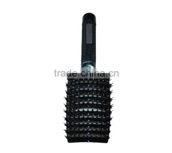 Professional Salon Fassional Plastic and Nylon Bristle Unique Curved Vent Brush photo-6