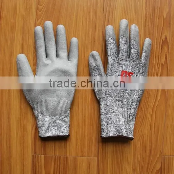 Anti Cutting Gloves With PU Coated photo-2