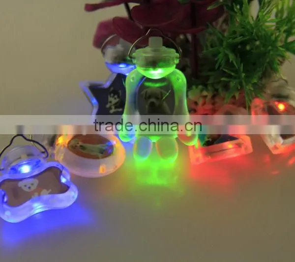 Mixed Wholesale 6 Styles 5 Colors Led Light Pet Pendant Dog Tag Pendant photo-6