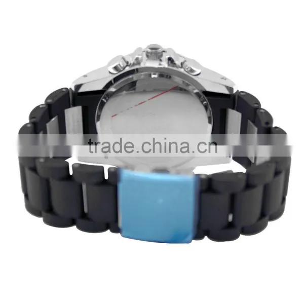 LP7325 Best Quality 3atm Water Resistant Dual Watch With Rubber Watch Strap photo-5