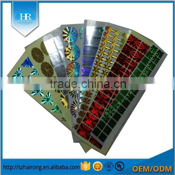 Anti-Counterfeit Holographic Sticker