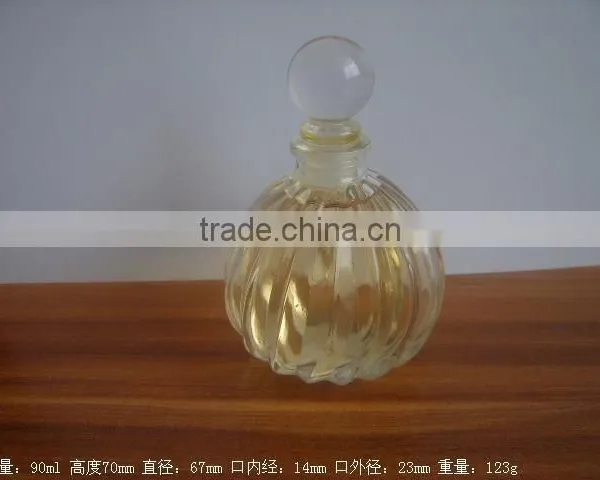 100ml Clear Reed Diffuser Glass Bottle With Cap photo-2