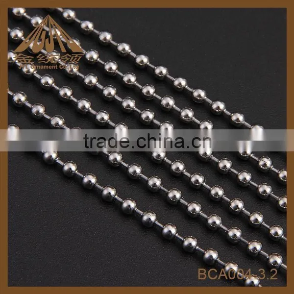 High Quality Fashion Iron Necklace 3.2mm Ball Chain photo-4