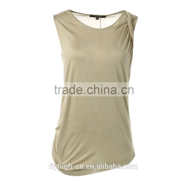 Ladies Plain Custom Printed Tank Top photo-4