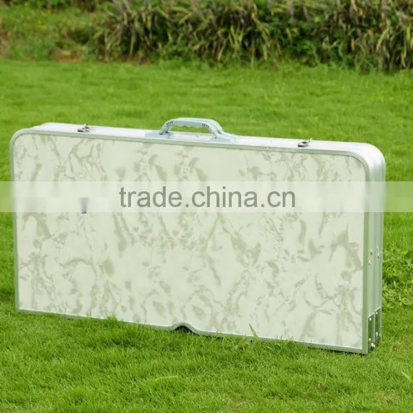 Folding Aluminum Picnic/Camping Table With 4 Stools photo-3