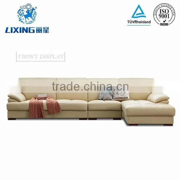 Wholesale Brazil Style 100% Top Grain Leather Sectional Sofa photo-2