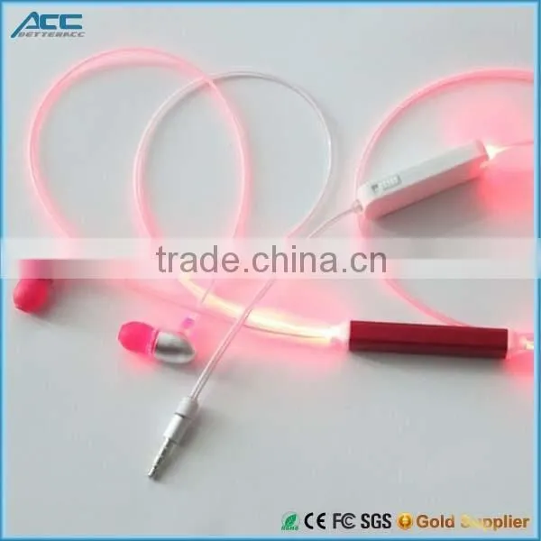 Smartphone Glow EL Headphone Earphone Flashing With Music Playing photo-3