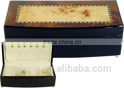 Small Jewelry Box Drawer Handles,velvet Jewelry Box,wooden Jewelry Box Wholesale photo-2