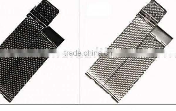 Milanese Classic Buckle Stainless Steel Watchband 24mm photo-2