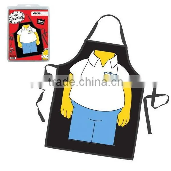 2014 New Product Cheap Promotional Soft Printed Chef Aprons