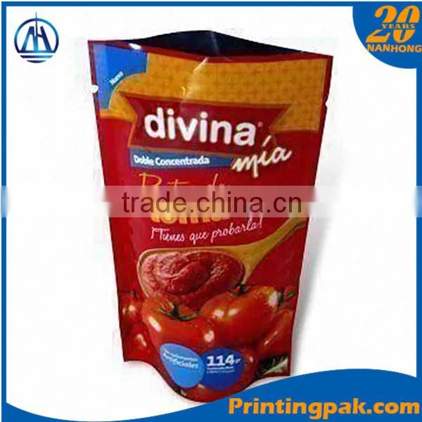 Accept Custom Order Metalized Stand up Pouch / Recosable Dog Food Packaging Bag With Slider photo-5