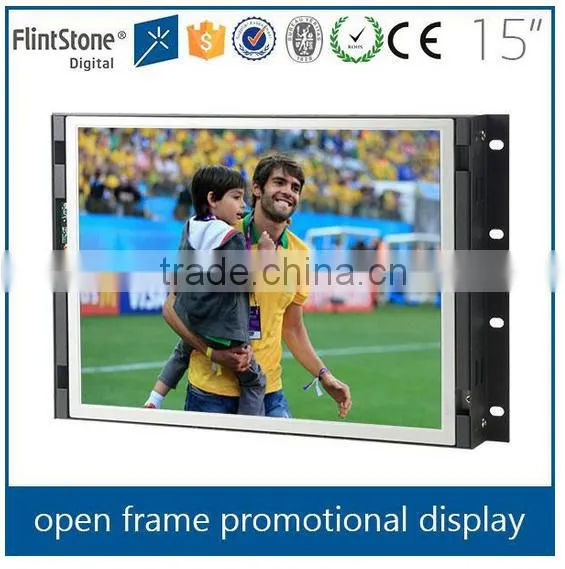 FlintStone 15 Inch Kiosk Advertising Screen, Retail Display Video Screen, Commercial Advertising LCD Screen photo-3