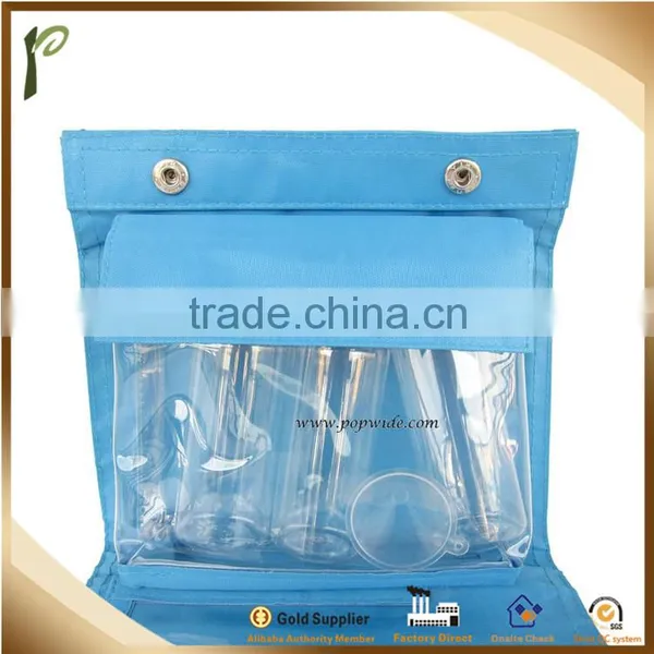 Popwide 2015 Worldwide Sales High Quality Foldable Travel Bottle Set With PVC Window photo-4