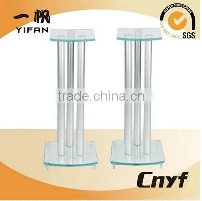 2015 Luxury Metal Glass Speaker Stand