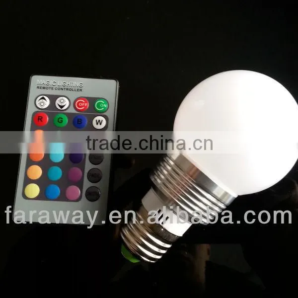 3w Colorful Led Bulb With Remote photo-2