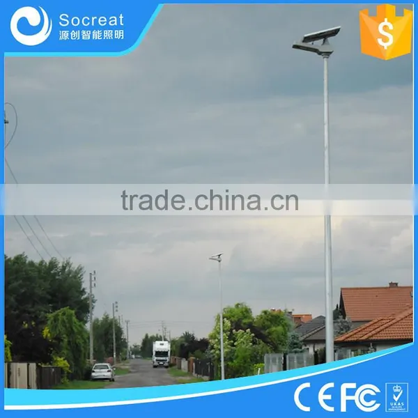 CE,RoHS Certification and Aluminum Alloy Lamp Body Material Trade Assurance Solar Led Street Lights With 50w 65w Solar Panel photo-3