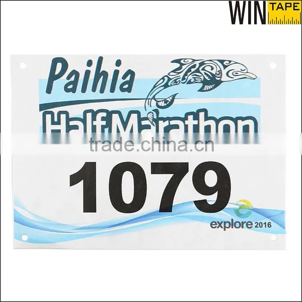 1-1000 Custom Logo For Running Event Printable Sport Tyvek Marathon Race Numbers Quality Choice photo-3