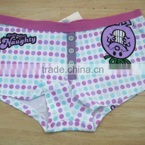 Hot Sale Briefs Underwear With Buttons Cute Dots Kids Briefs photo-3
