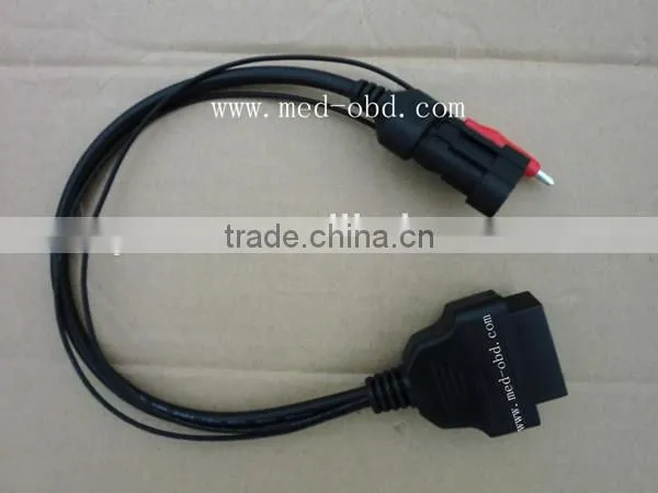 OBD2 16Pin Adapter Cable for Fiat 3 Pin Alfa Lancia photo-3