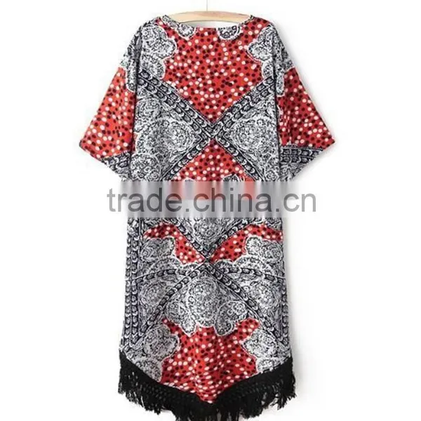 Elegant Design Customaize Polyester Chiffon With Fringes Kaftan Designs in Pakistan photo-3