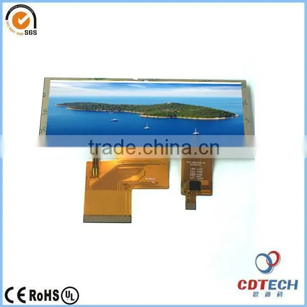 Delicate Design 4.6''Inch TFT Strip-typeLCD Touch Screen With Cap-TP