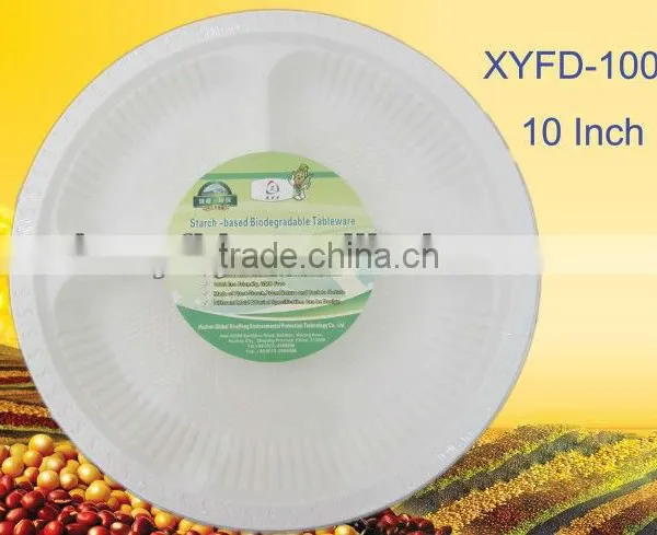 Disposable 10 Inch 3 Compartments Plate photo-2