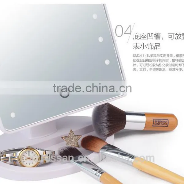 Makeup Mirror Vanity Mirror With 22LED Touch Control Brightness LED Mirror for Beauty Fast Shipping photo-5