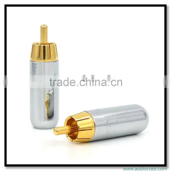 Audio Gade RCA Connector RCA Plug/Jack Cable Connector