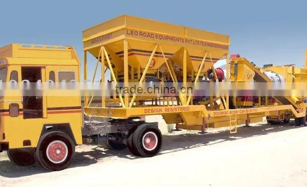 MOBILE ASPHALT ROAD CONSTRUCTION MACHINERY