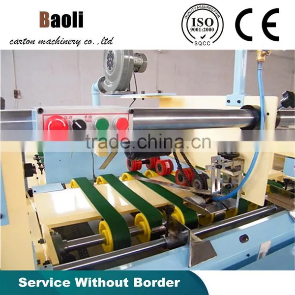 Advanced Technology Baoli Carton Semi-automatic Folding Cardboard Gluing Machine photo-3
