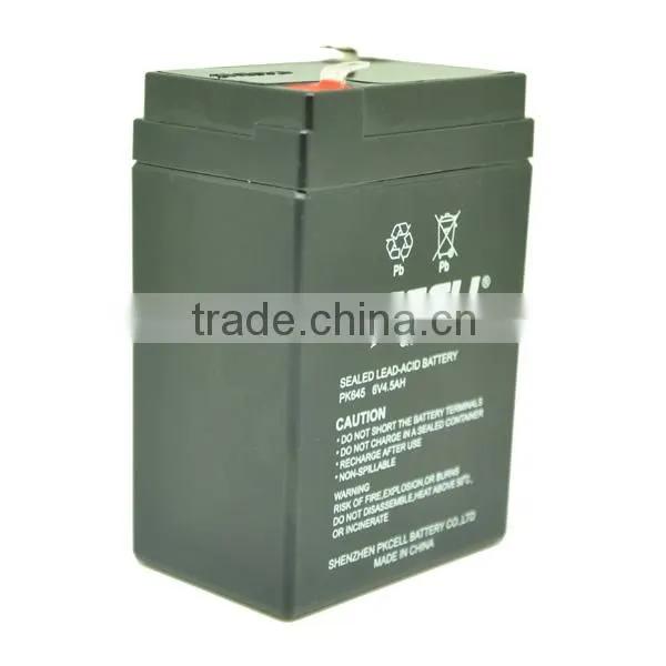 Hot Sale 6V 4.5Ah Free Maintenance Sealed Lead Acid Rechargeable Battery For Toy Car photo-2