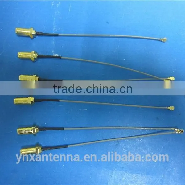 SMA Female to IPEX RG1.13 Coaxial Cable SMA Within the Outer Spiral Needle Female Pin Modified Wireless Router Antenna photo-2