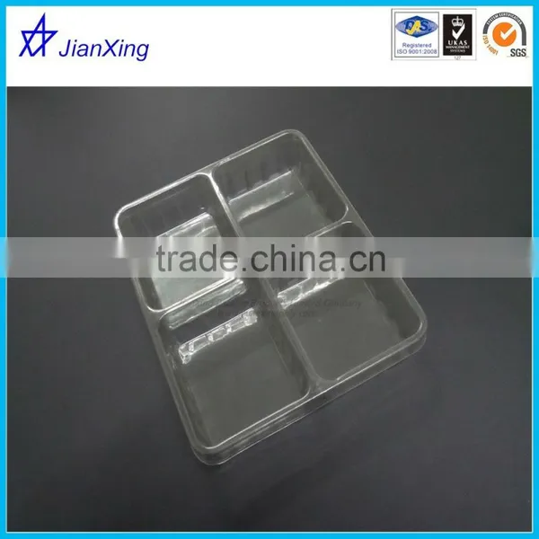 Custom Plastic Compartment Mooncake Box photo-3