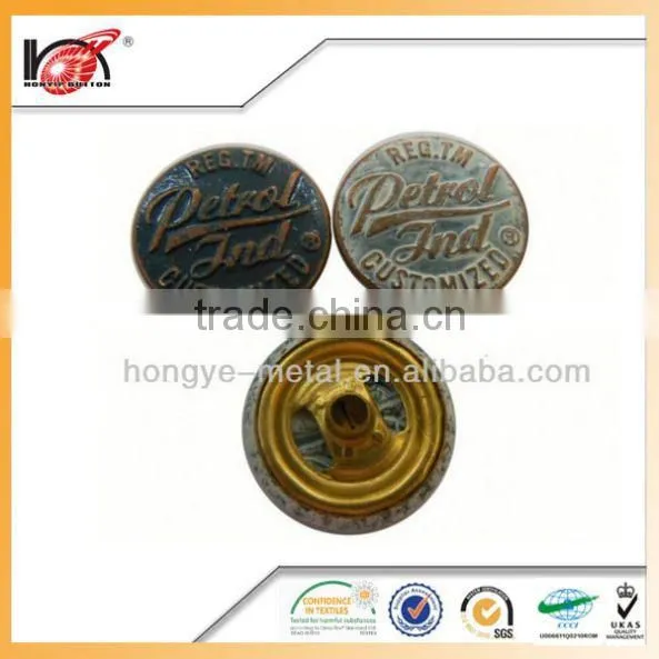 Rectangle New Fashion High-end Decorative Snap Buttons for Clothing Denim Manufacturer photo-2