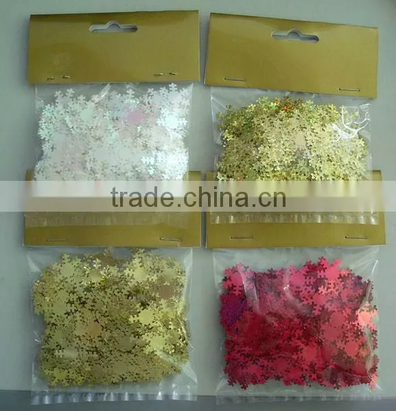 HOT SALE 14G Foil Plastic SNOWFLAKE Party Table Confetti