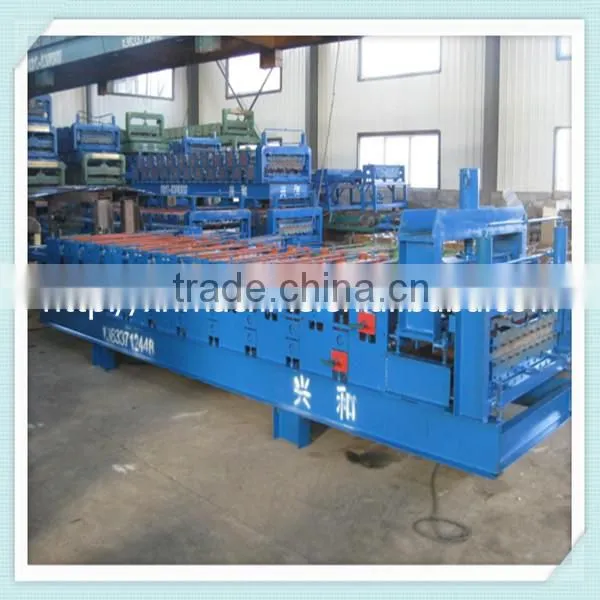 840 Glazed-900 Metal Roofing Double Layers Steel Sheet Forming Machine photo-4
