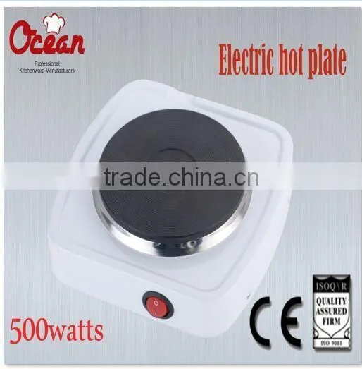 ELECTRIC COOKING PLATE SINGLE BURNER 500W