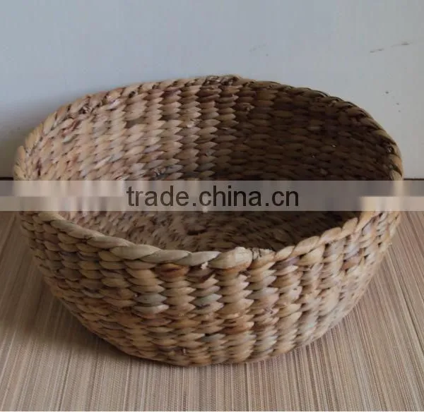 Round Natural Bowl Water Hyacinth
