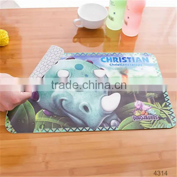 2015 HOT Selling 3D Printed Mdf Placemat 3D Placemats