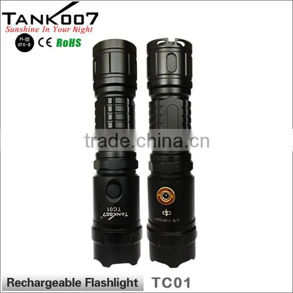 Rechargeable Flashlight With Waterproof Led Torch 420 Lumens photo-5