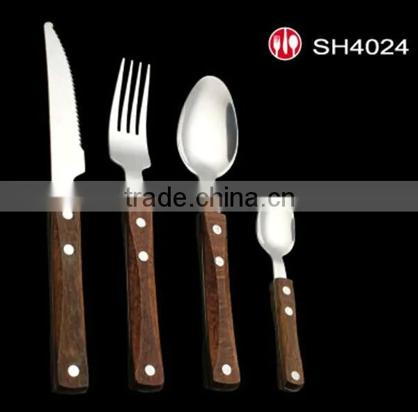 Stainless Steel Wooden Handle Cutlery