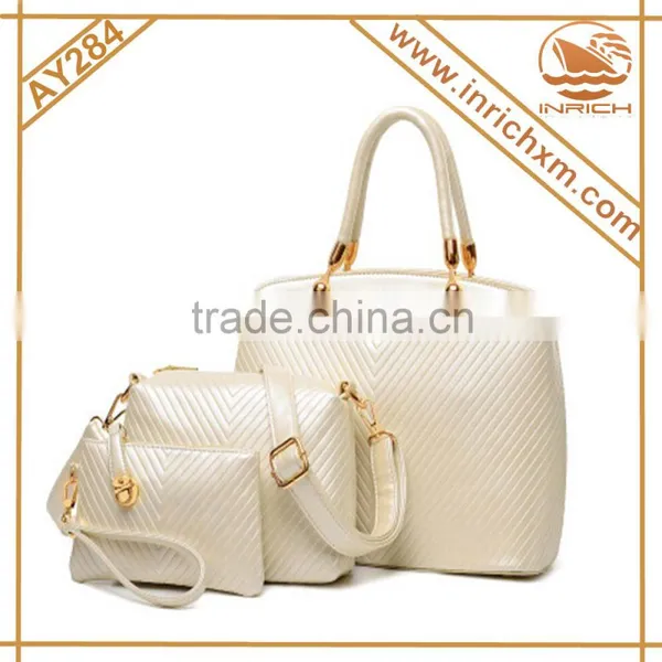 High-end European and American Fashion Handbags Handbag 2016 New 3pcs Bag Set photo-5