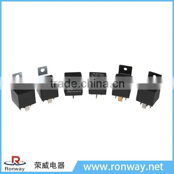 Ronway Factory Universal Type 12V 40A Auto With Black Cover Waterproof Relay photo-4